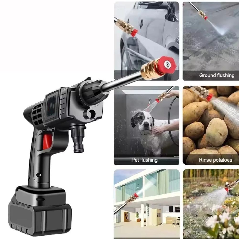 Pistola Lavadora de Alta Pressão Profissional Recarregável